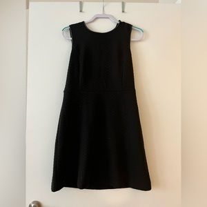 6P black 2 tone loft dress